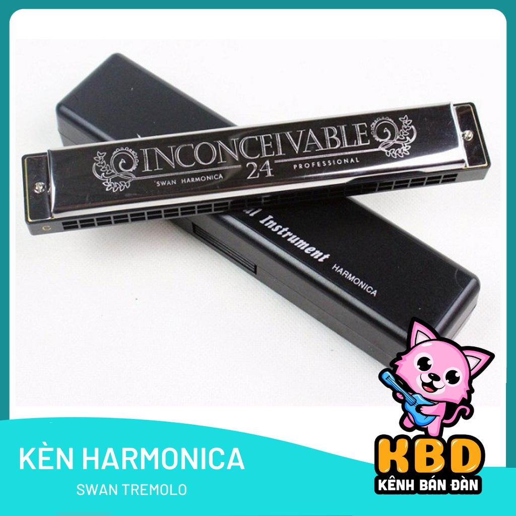 Harmonica Tremolo SWAN, Kèn Harmonica 24 Lỗ Tone C