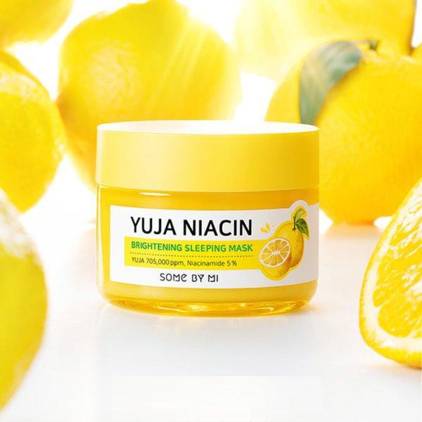 Mặt Nạ Ngủ Dưỡng Trắng Sáng Da Some By Mi Yuja Niacin 30 Days Miracle Brightening Sleeping Mask 60g