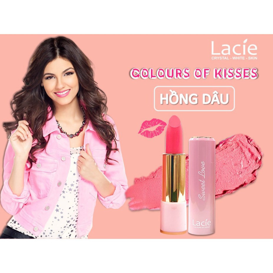 SON MÔI LÌ LACIE DƯỠNG MỊN CHỐNG KHÔ MÔI - SWEET LOVE | BigBuy360 - bigbuy360.vn