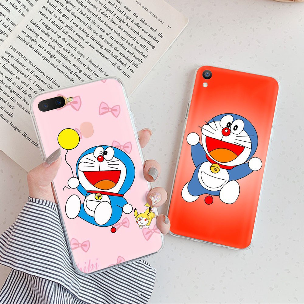 Ốp Điện Thoại Mềm Trong Suốt Hình Doraemon Tt75 Cho Samsung Galaxy J7 Plus Prime A72 F62 Pro Duo