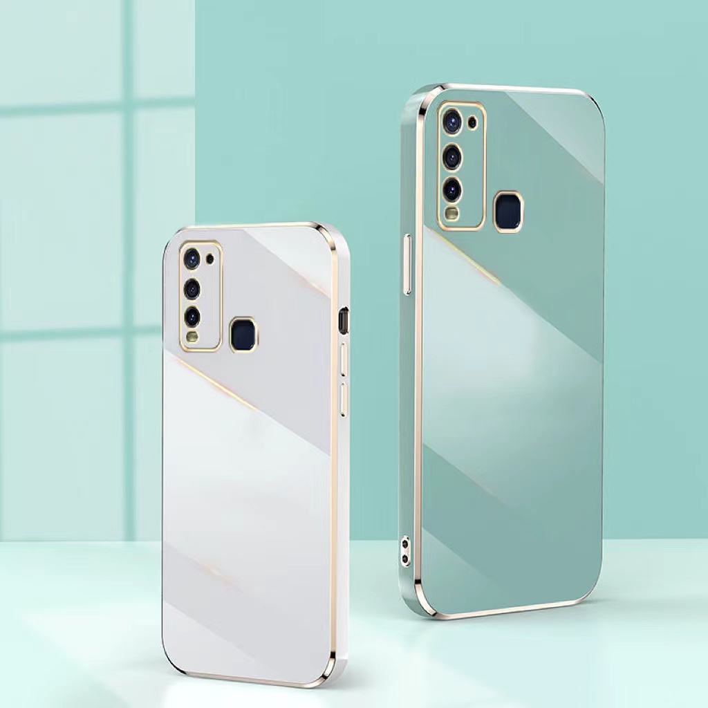 Ốp điện thoại dẻo mạ viền 6d sang trọng cho VIVO X50 Pro Y55 Y50 Y30 Y20a Y20 Y20s Y20i Y12a Y19 Y17 Y15 Y12 Y12s Y11s Y11 4G 5G 2022