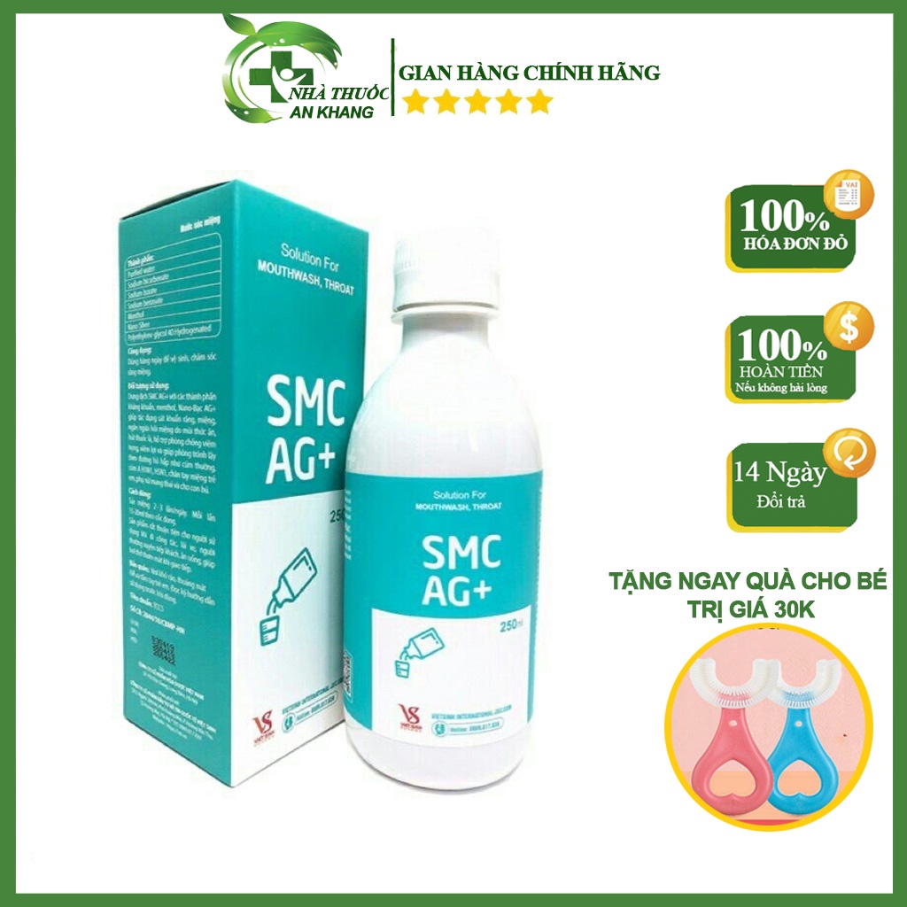 NƯỚC SÚC MIỆNG SMC AG+