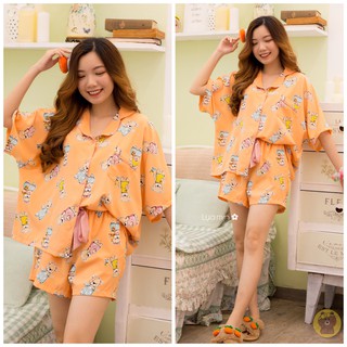 Đồ ngủ pijama lụa hàn cánh dơi form 40-65kg