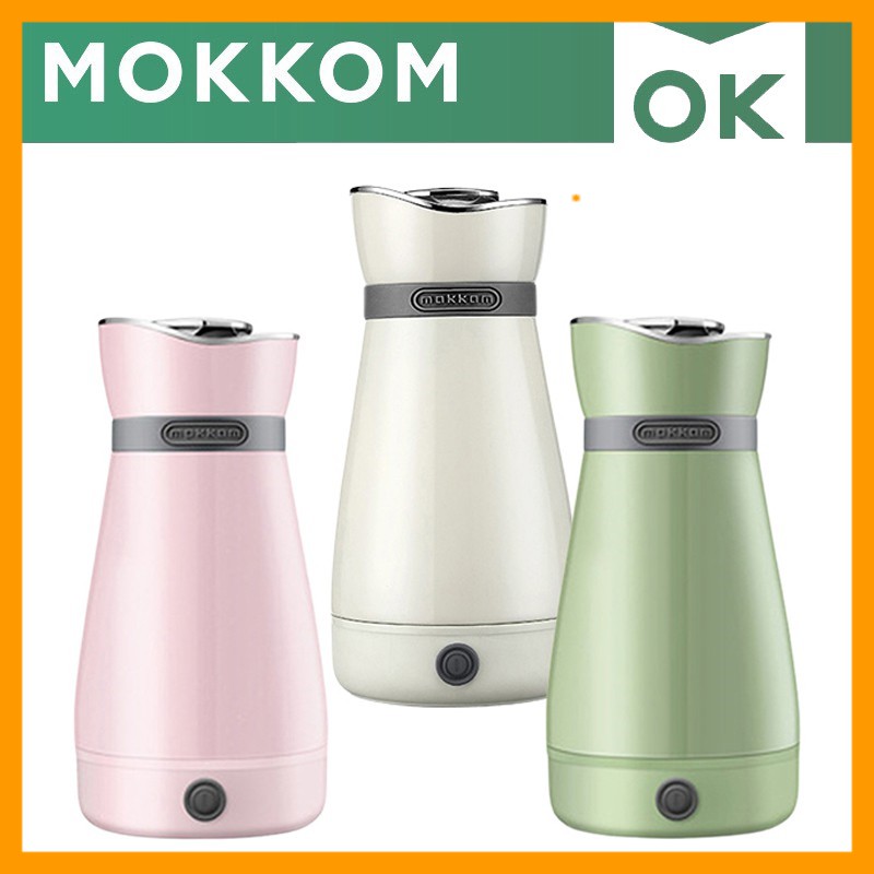 Ấm Siêu Tốc Mini Mokkom 500ml, Bình Đun Nước Siêu Tốc MK6081