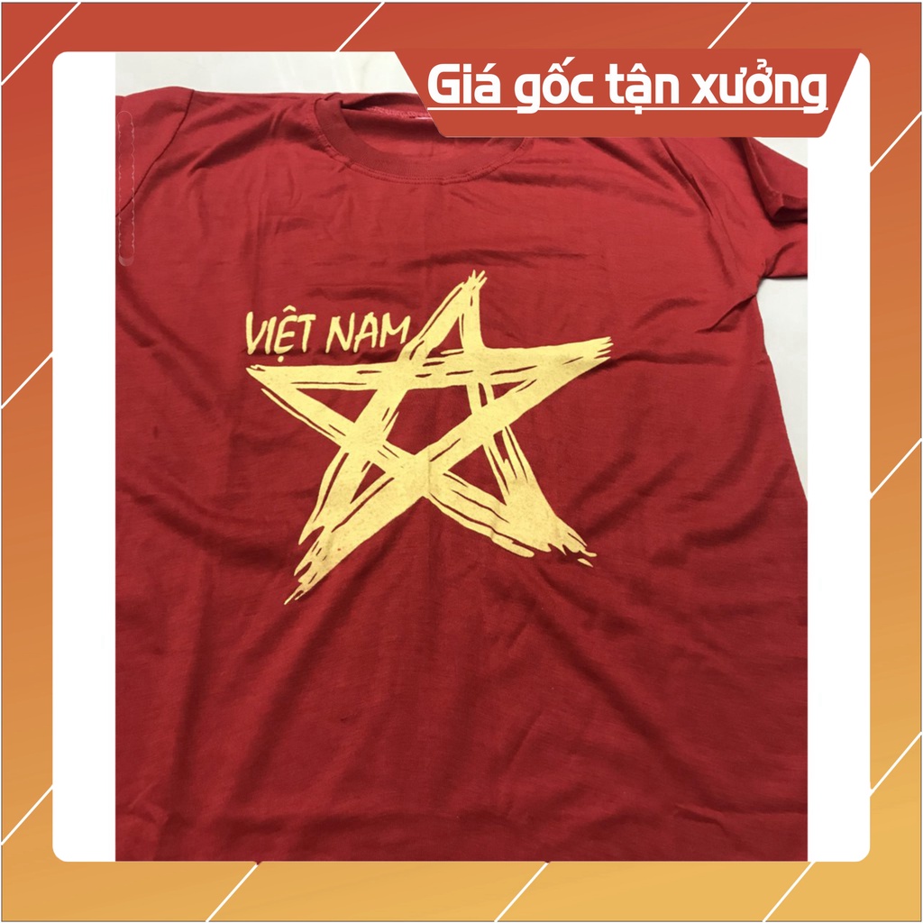 [ Sale Sốc ] Áo Cờ Đỏ Sao Vàng Cách Điệu Size Nhỏ - Nam Nữ S- Hàng Thường