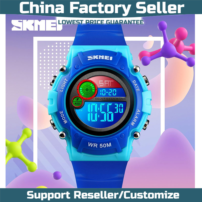 Đồng Hồ Điện Tử Chống Thấm Nước Có Đèn Led Nhiều Màu Cho Bé | BigBuy360 - bigbuy360.vn