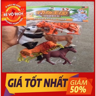 [ Bé Yêu Thích ] Bộ 6 con thú nhựa - đồ chơi trẻ em