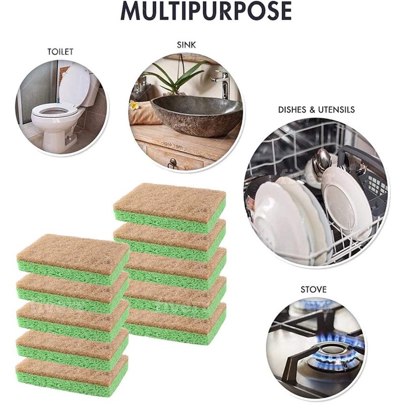 Miếng rửa chén tiện dụng cho nhà bếp sử dụng ít lực