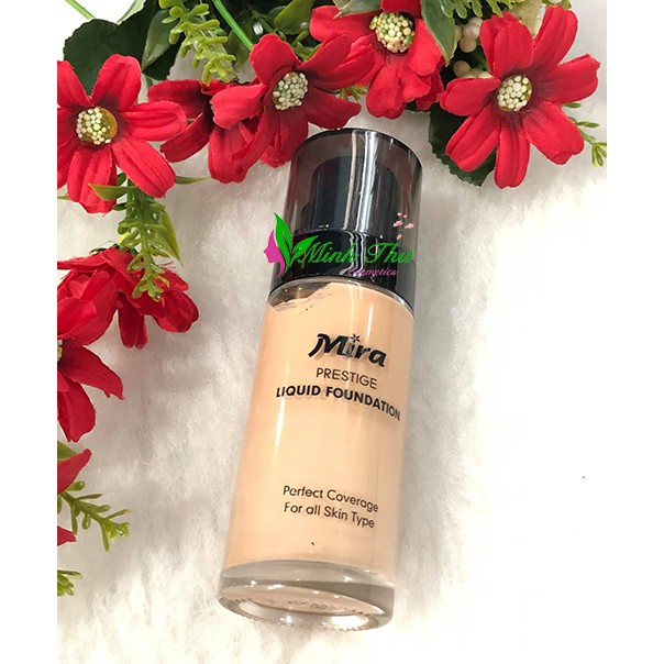 Kem nền chống nắng Mira Liquid Foundation 30ml