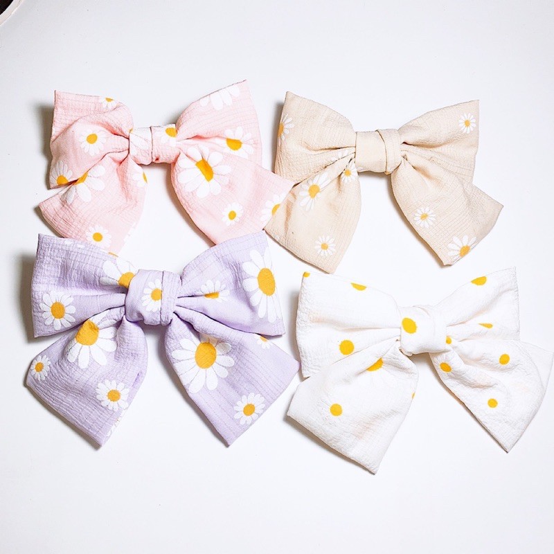 KẸP tóc nơ to phong cách Hàn quốc