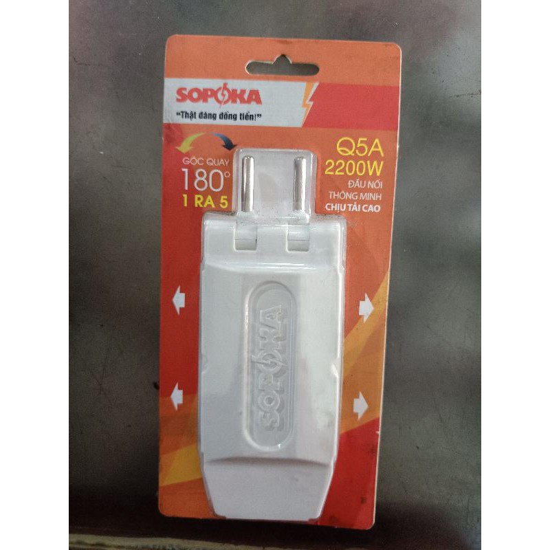 Ổ CẮM ĐIỆN CHIA 5 SOPOKA Q5A