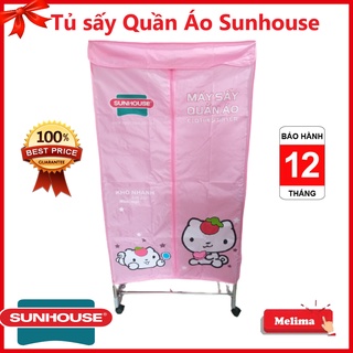 Máy Sấy quần áo Sunhouse SHD2701, Tối đa 15kg. Công suất 1000W, Tích hợp Công nghệ diệt khuẩn khử mùi cho quần áo