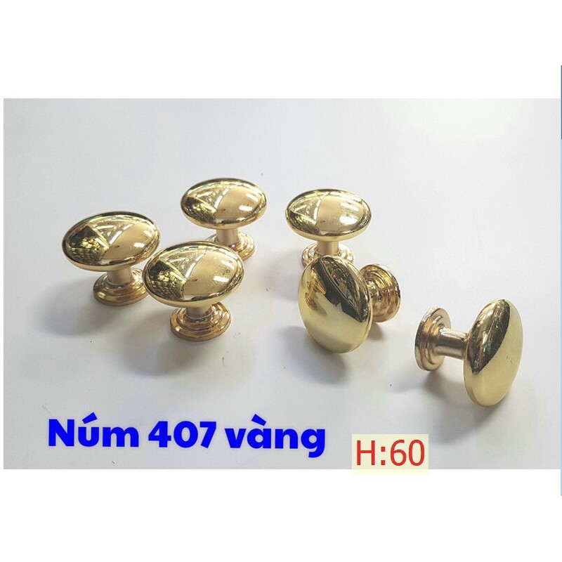 tay cầm tủ, nụ tủ cao cấp mạ vàng mã 407 giá cực rẻ