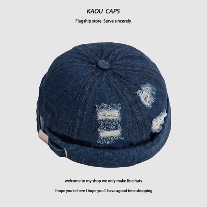 Nón Vành Denim Phong Cách Retro Thời Trang Cho Nam Và Nữ