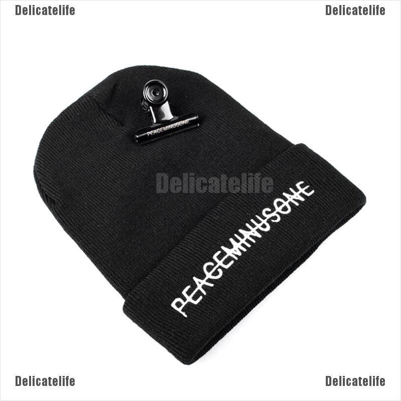 Mũ beanie dệt kim phong cách unisex hình kpop bigbang GD