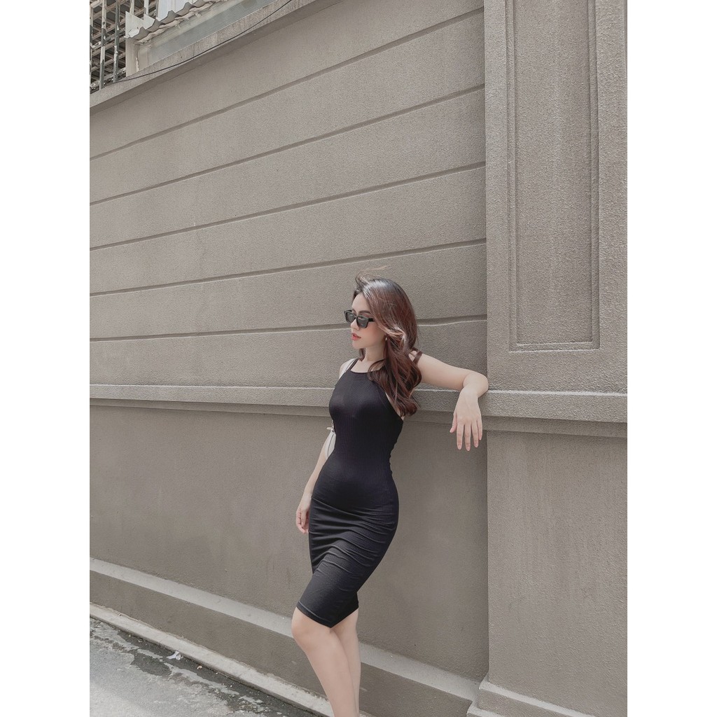 | Hoàn Xu 10% | Đầm váy body tôn dáng phụ nữ , hở lưng gợi cảm cho các nàng