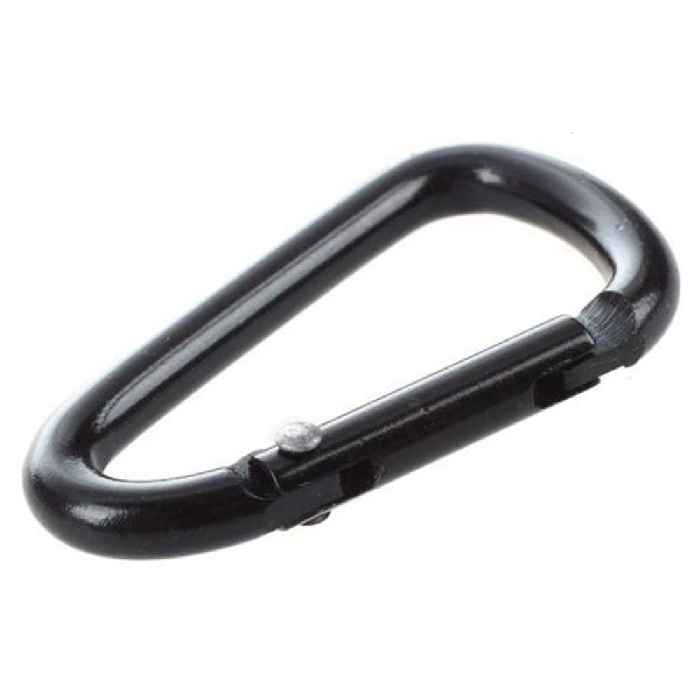 MYRONGVN Set 10 / 20 Móc Khóa Leo Núi Bằng Hợp Kim Nhôm Màu Đen Chất Lượng Cao