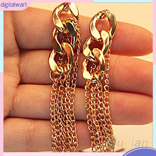 Bông tai dáng dài dạng tua kiểu dáng cổ điển thời trang dành cho nữ