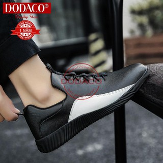 Xả hàng - Giày lười nam giày mọi nam giày nam đẹp giá rẻ 2020 DODACO DDC3381 BK1