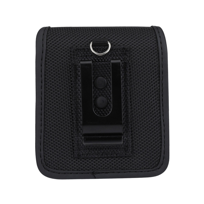 Túi Đựng Điện Thoại Bằng Vải Oxford Màu Đen Đa Năng Đeo Thắt Lưng Cho Flip / Z Flip / R
