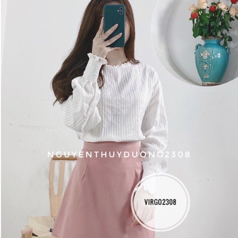 [ẢNH THẬT]ÁO SƠMI TAY TÚM HÀN QUỐC-ÁO SƠMI ULZZANG