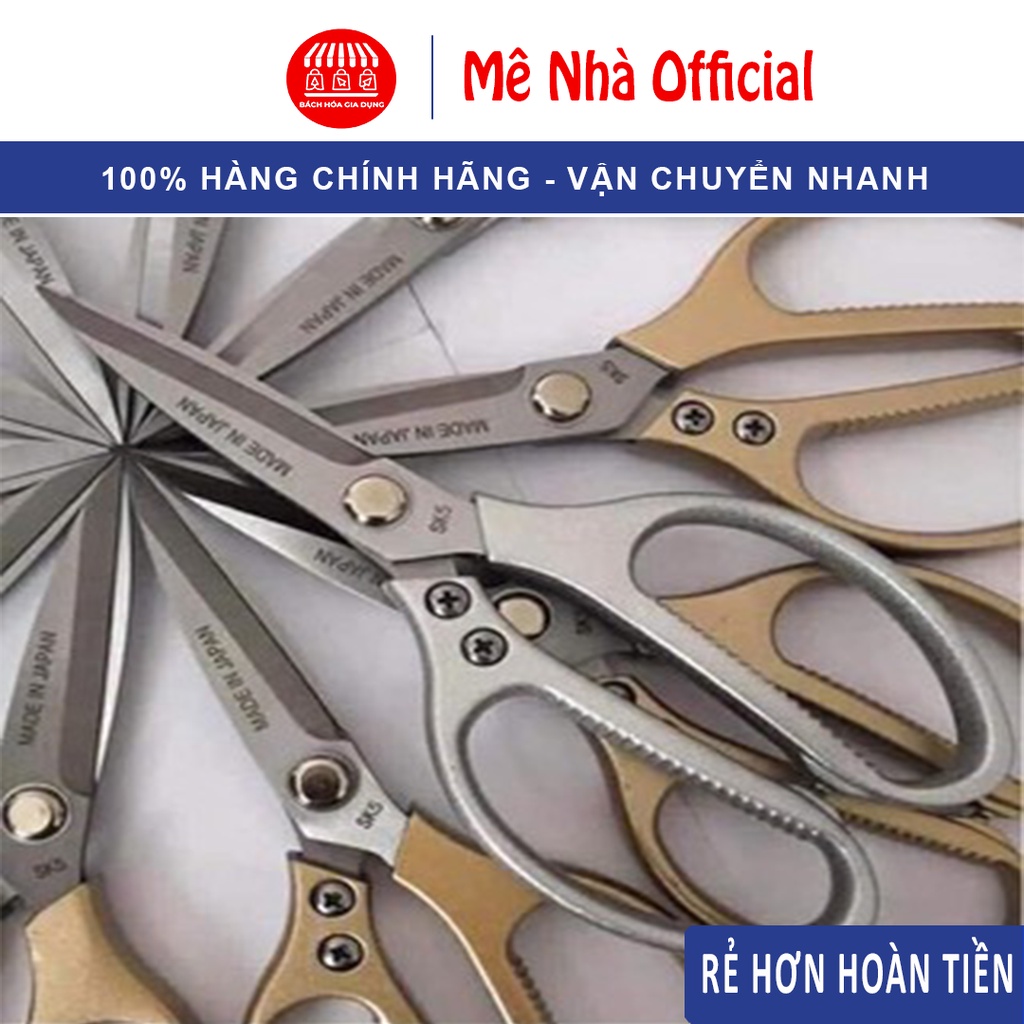 Kéo Đa Năng Nhật Bản Sk5, Kéo Cắt Gà, Làm Bếp, Cắt Tỉa Cây Cảnh, ...Hàng Nhật Bản Siêu Bền, Dày Dặn