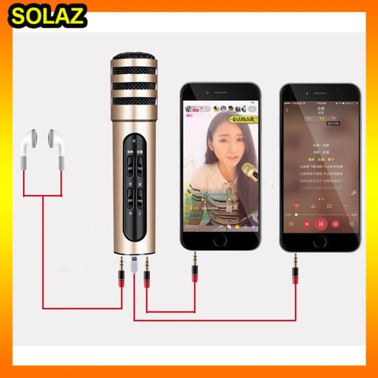 [Giảm 2k khi nhập mã MOUSE1] Micro livestream 💝Freeship💝 Mic livestream C6-C7 điện thoại di động TẶNG KÈM DÂY CÁP