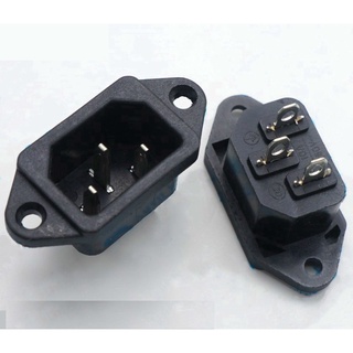 Jack nguồn ac 3 chân 10a 250ac
