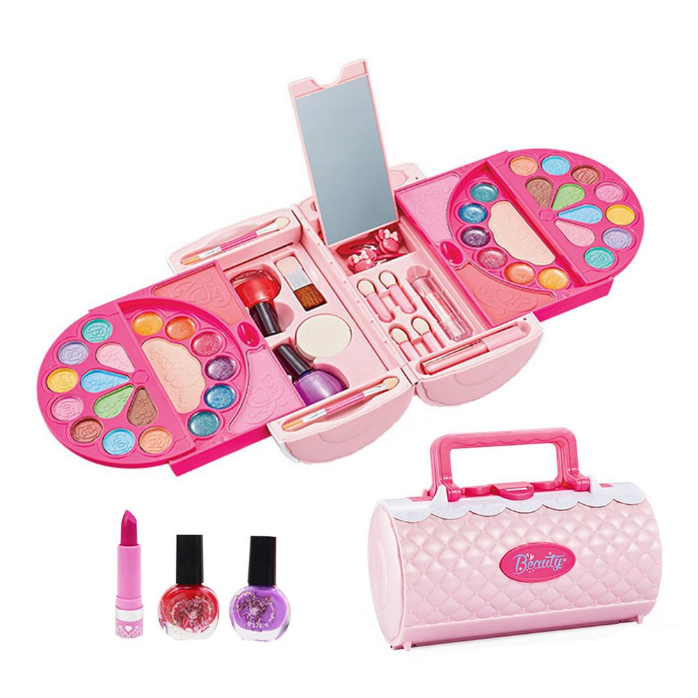 Kids Makeup Toy Set Pretend to Play Princess, Make up Set for Kids,Children Makeup Toys,Pink Makeup Beauty Safety Non-toxic Kit Toys,Pretend Makeup,Kids Make up Set,Pretend Beauty Salon,Gifts for Girls