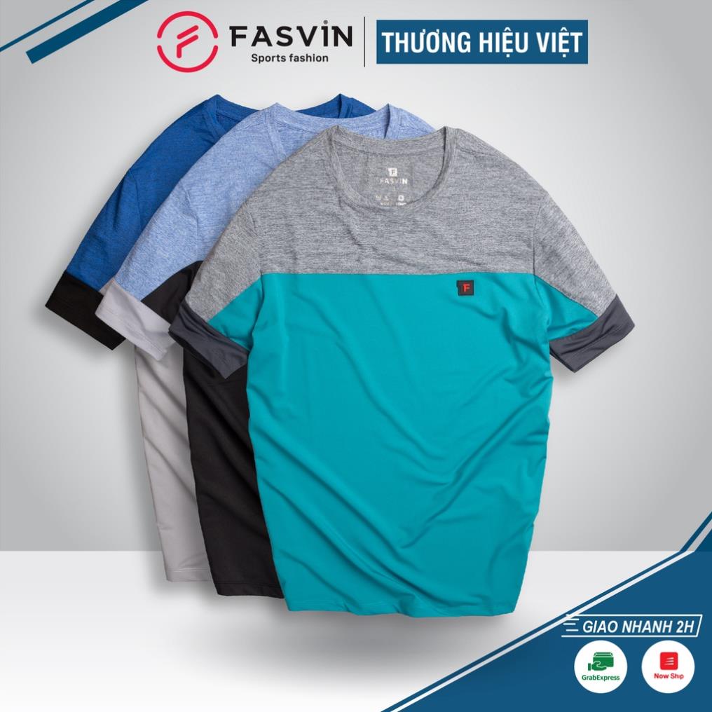 Áo thun thể thao nam Fasvin TS20236.HN chất vải thoáng mát mềm mại Xịn