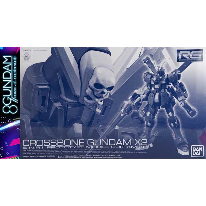 Mô Hình Lắp Ráp Gundam RG Crossbone X2