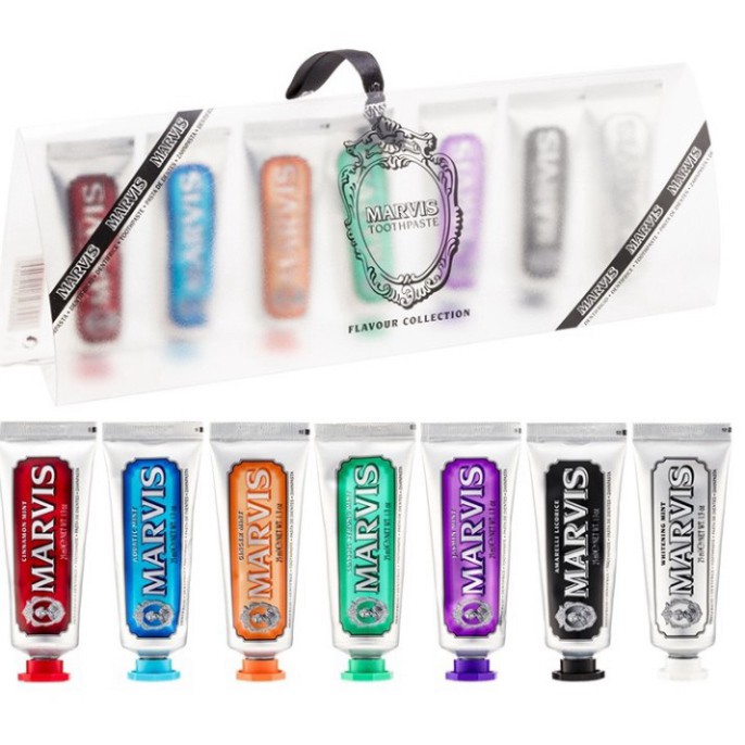 Size nhỏ 25ml Kem đánh trắng răng cao cấp Marvis 25ml Bản Ý H763