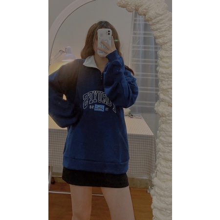 SWEATER CỔ MẶC ĐƯỢC HAI KIỂU LUN NHAA - freesize