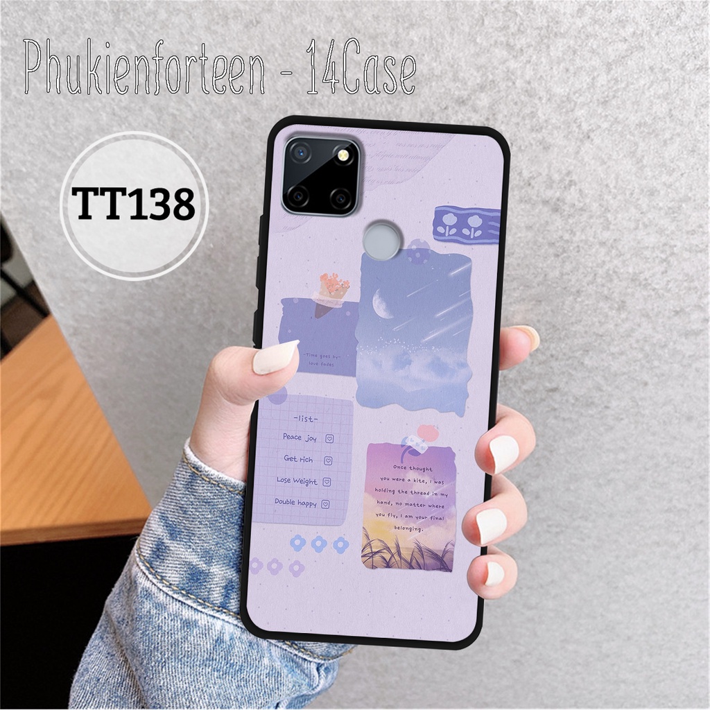 Ốp lưng Realme C21-C21y-C11-C12-C15-C20 - Ốp Realme lưng cứng viền dẻo in hình vintage nhẹ nhàng dễ thương.