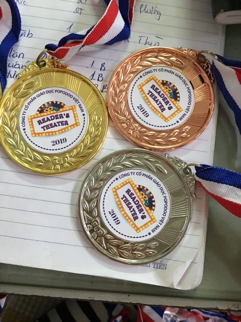 Huy chương vàng , bạc , đồng