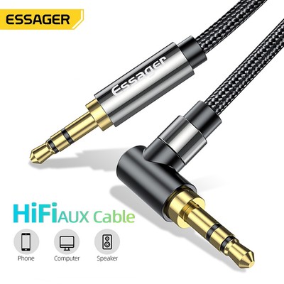 Cáp tai nghe Hifi Essager AUX 3,5mm cho loa / tai nghe / giắc cắm máy tính xách tay Xiaomi