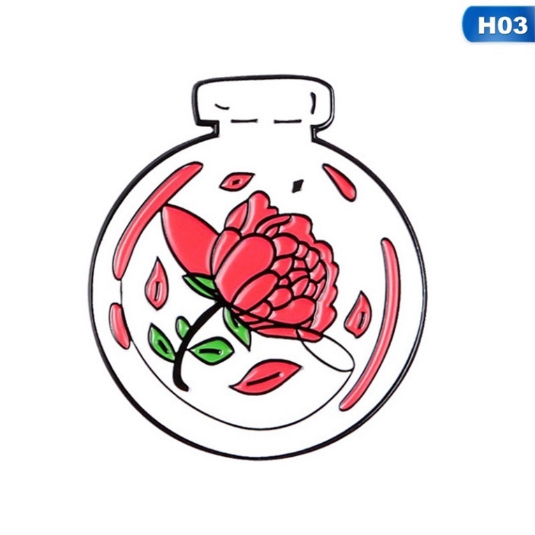 Sale 68% Ghim cài ve áo/ba lô hình chậu đựng hoa thích hợp làm quà tặng cho bạn bè, Giá gốc 23000đ - 7K27