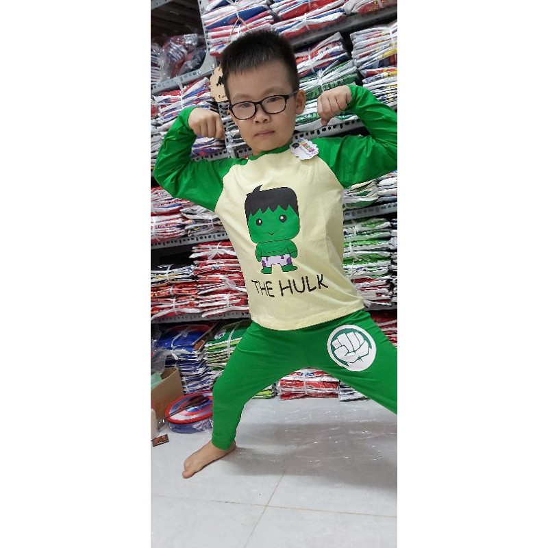 Bộ Thor dài tay hình Chibi ngộ nghĩnh dễ thương cho bé