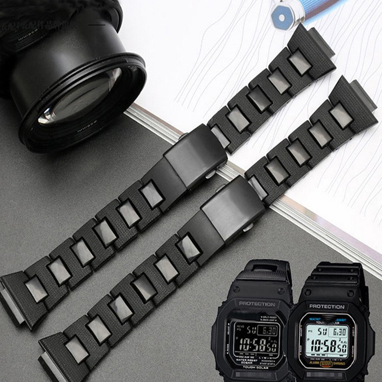 Dây Đeo Nhựa Cho Đồng Hồ G-Shock Dw-6900 / Dw9600 / Dw5600 / Gw-M5610