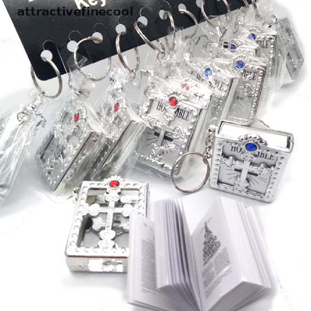 Móc Khóa Hình Quyển Sách Kinh Thánh Mini Dễ Thương