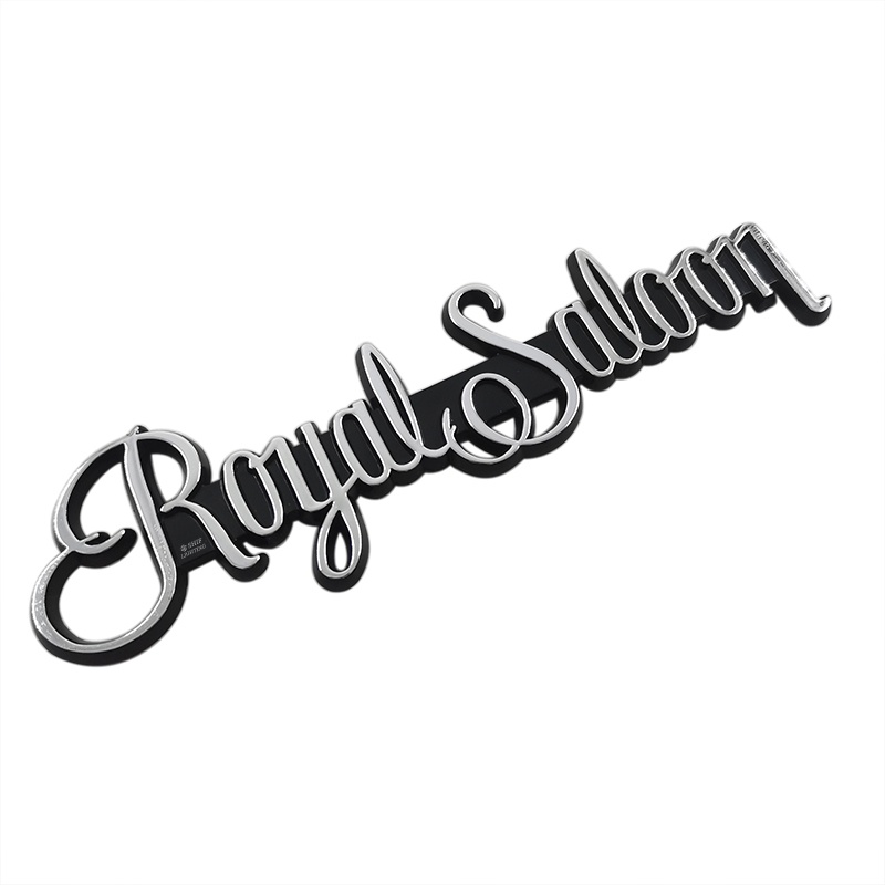 1 Miếng Dán Logo SALOON Hoàng Gia ABS Thay Thế Cho Nắp Cốp Xe Hơi TOYOTA ROYAL SALOON