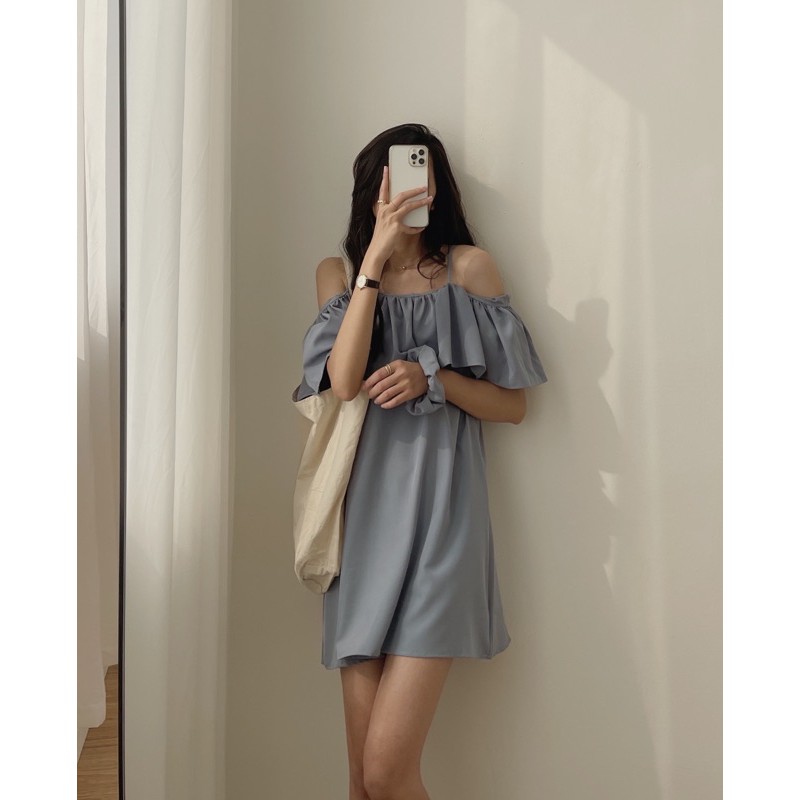 váy 2 dây kèm scrunchies 2125 | BigBuy360 - bigbuy360.vn