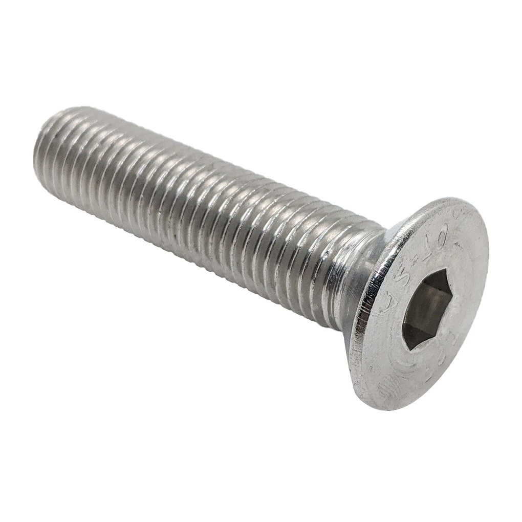 Vít  đầu côn chìm lục giác chìm inox SUS 304 A2-70 DIN 7991 / DIN EN ISO 10642