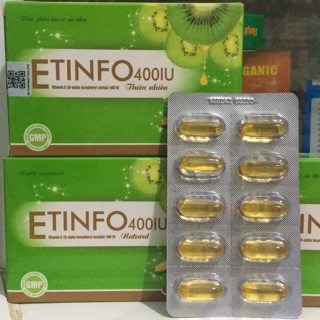 ETINFO 400IU ( VITAMIN E THIÊN NHIÊN)
