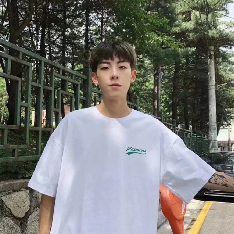 Áo Thun Tay Ngắn Dáng Rộng In Chữ Phong Cách Hip Hop Đường Phố Hàn Quốc Thời Trang Mùa Hè Cho Nam Và Nữ