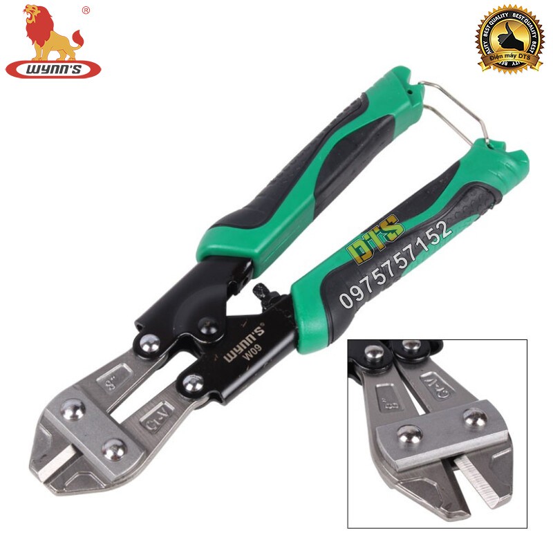 Kìm cộng lực mini trợ lực, kìm cắt sắt WYNN’S 8 inch/ 210mm, cắt dây thép chuyên nghiệp, kềm cộng lực tay công nghiệp