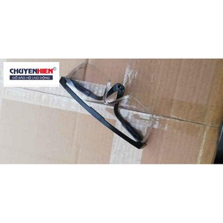 Kính trắng bảo hộ gọng đen