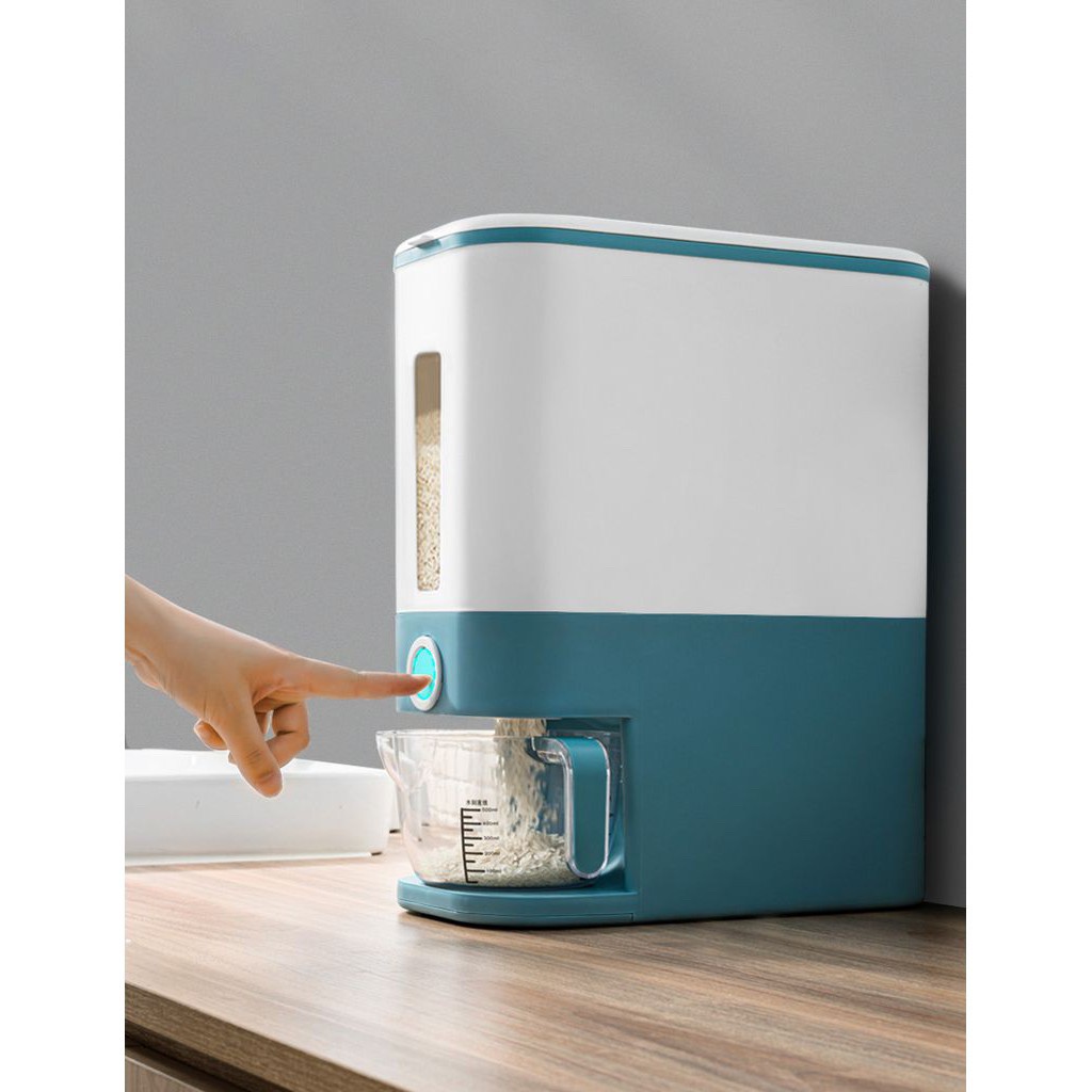 Thùng gạo thông minh nhấn nút 12kg
