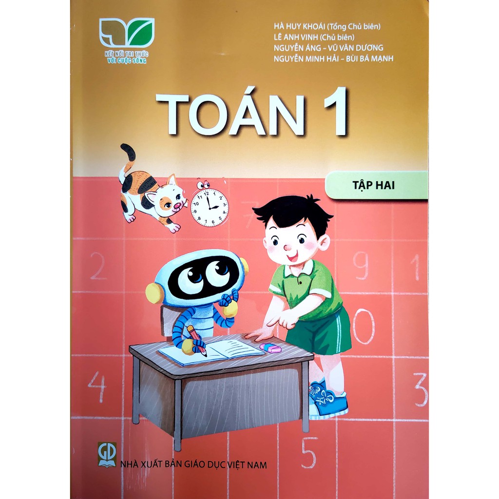 Sách Giáo Khoa Toán lớp 1 tập 2 - Kết nối Tri thức với cuộc sống (Kèm bao sách)