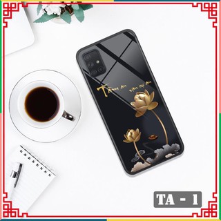 Ốp in samsung A31 - A51 - A71 - M51 trên mặt lưng kính sáng bóng chống trầy sốc
